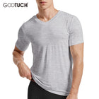 V- Neck Short Sleeve Undershirts Underwear Absorb Sweat T Shirts