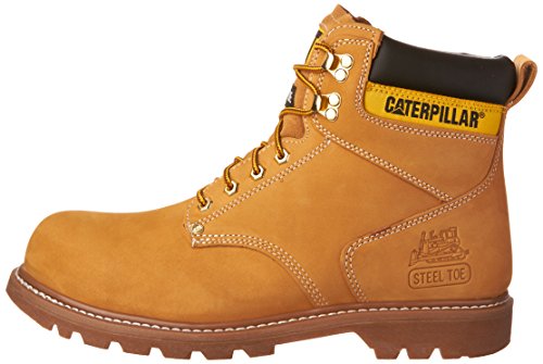 Caterpillar Men's Second Shift Steel Toe Work Boot, Honey, 12 M US