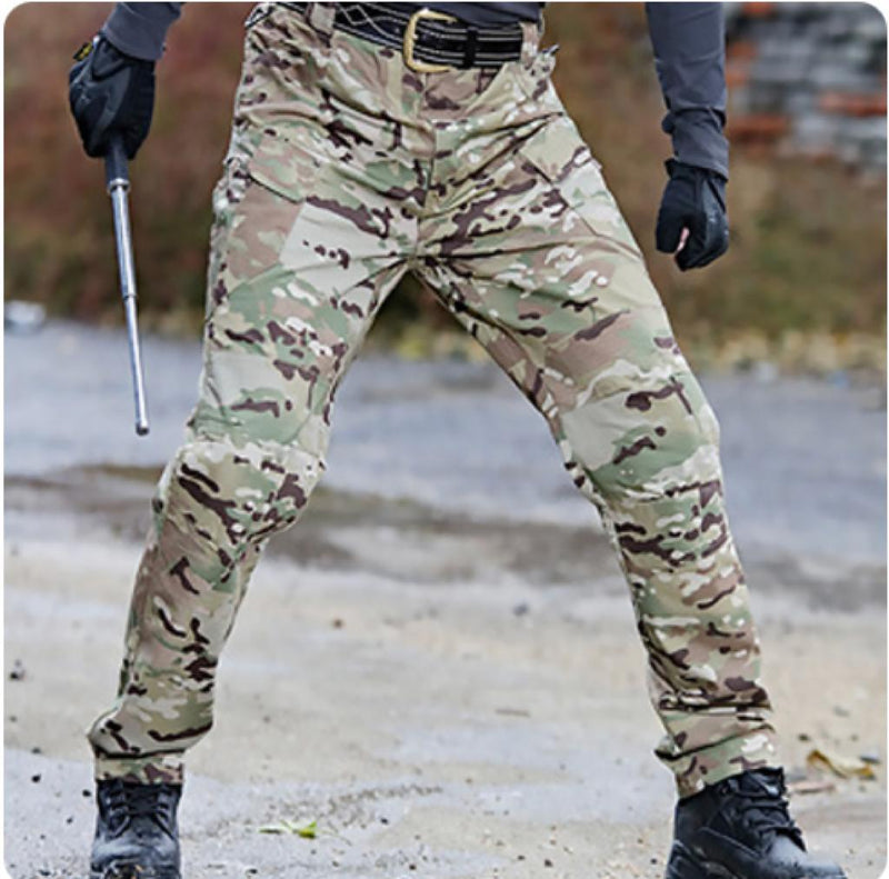 Military Tactical Pants, Men Special Combat Trousers, Multi-pocket, Waterproof, Cargo