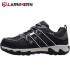 LARNMERN Men Steel Toe Safety Shoes SRC Non-slip Working Security Protection Footwear Breathable Durable Hiking Sneaker