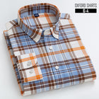 Oxford Cotton Long Sleeve Button-Down Work Shirt