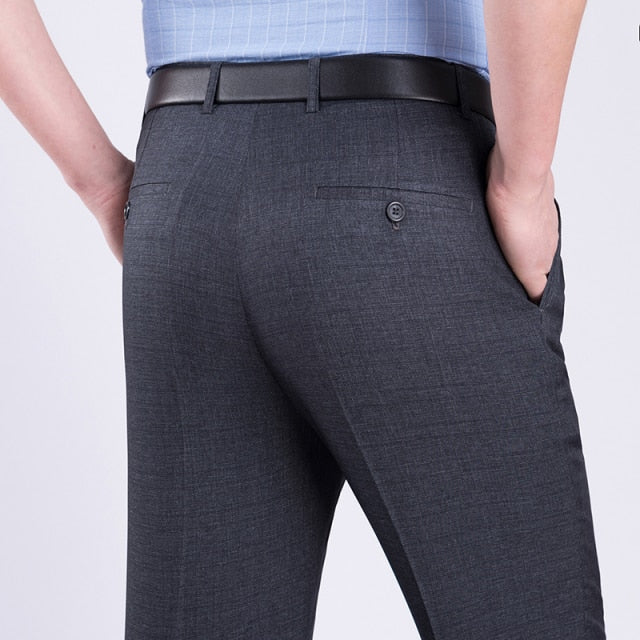 Wrinkle-Resistant Suit Pants