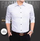 Men's Cotton Print Slim Fit Casual Shirt