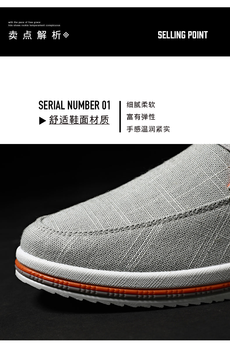 Soft-soled Chaussure Homme Men Anti-slip Flat Walking Shoes