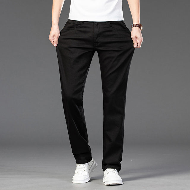 Stretch Jeans Classic Style Slim Fit Soft Trousers