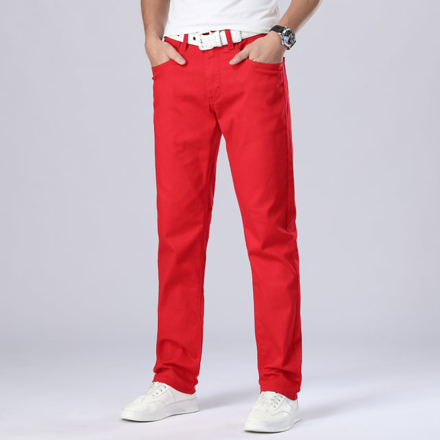 Stretch Jeans Classic Style Slim Fit Soft Trousers